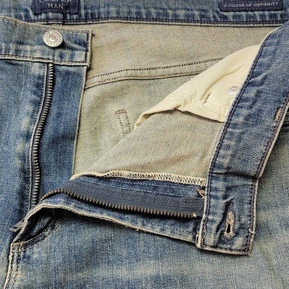 Citizens For Humanity SID Classic Straight Hertford Denim Blue Jeans Sz 40 NEW - Picture 5 of 16
